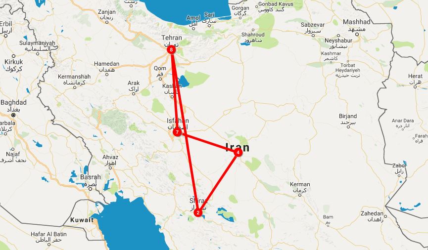 Must see Tour of Iran for 8 Days
