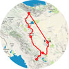 desert explorer iran tour map